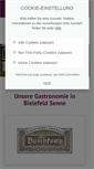 Mobile Screenshot of museumshof-senne.de
